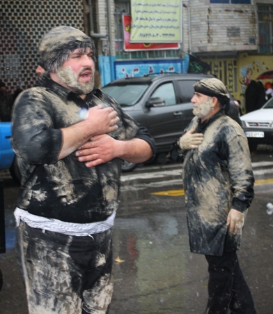 آسمان ملایر همچون چشمان عزاداران گریست+عکس