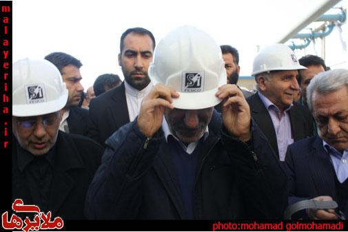 سفر معاون اول رئیس جمهور و همراهان به ملایر در قاب تصویر