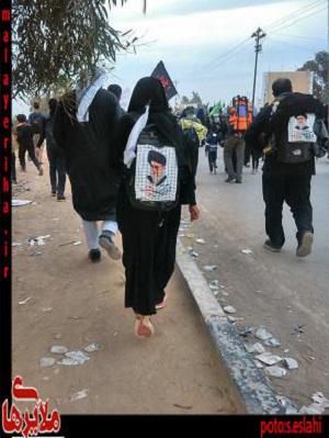 پیاده روی اربعین در قاب تصویر خبرنگار ملایری‌ها